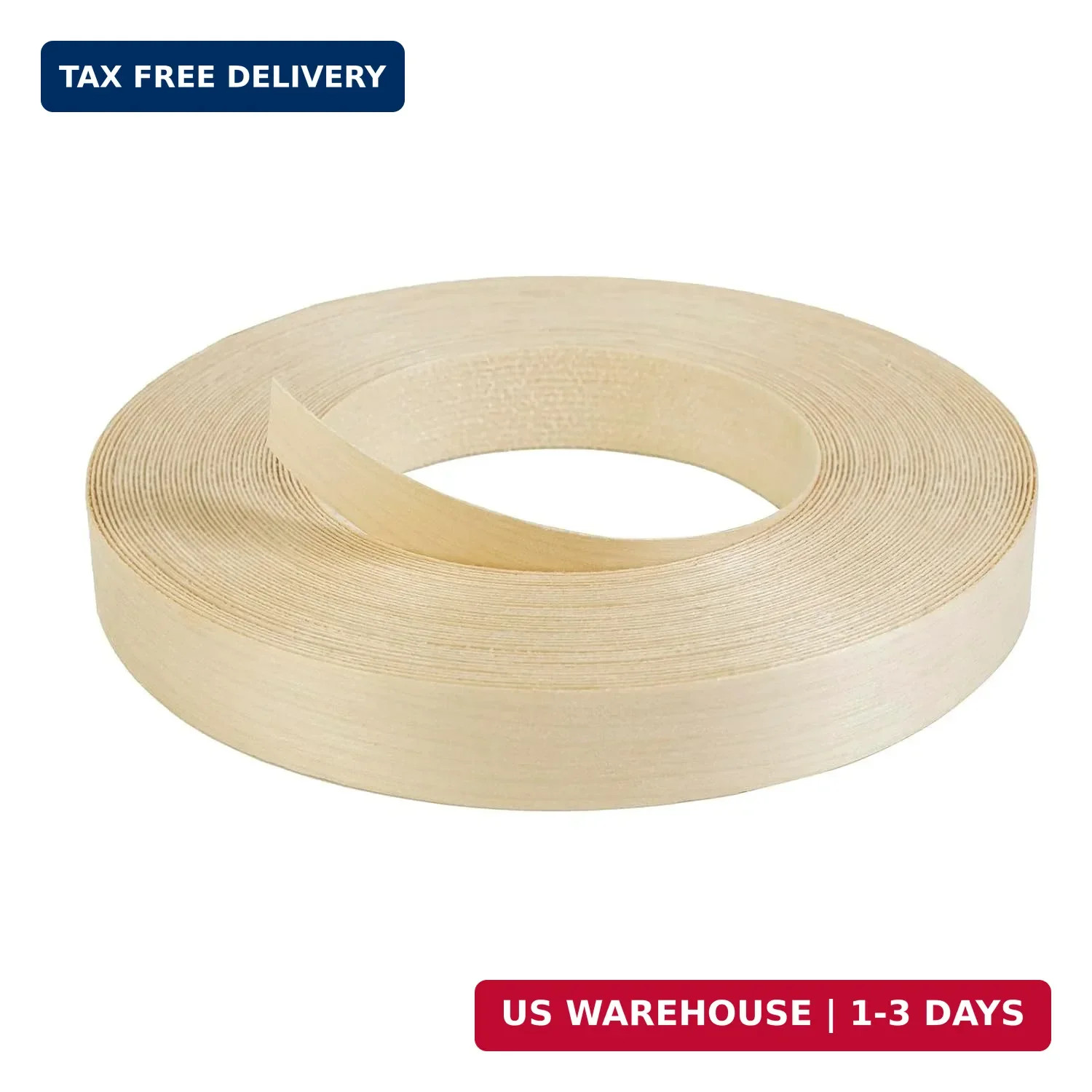 Birch Edge Banding 3/4″ x 50FT Roll – 8FT+ Continuous Lengths for Seamless Look,