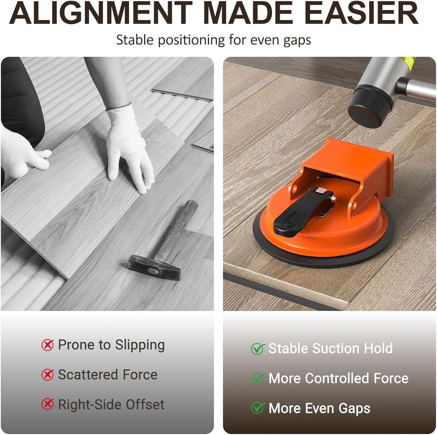 Laminate Flooring Repair Tool Heavy Duty Enhanced Floor Gap Adjustment Fixer