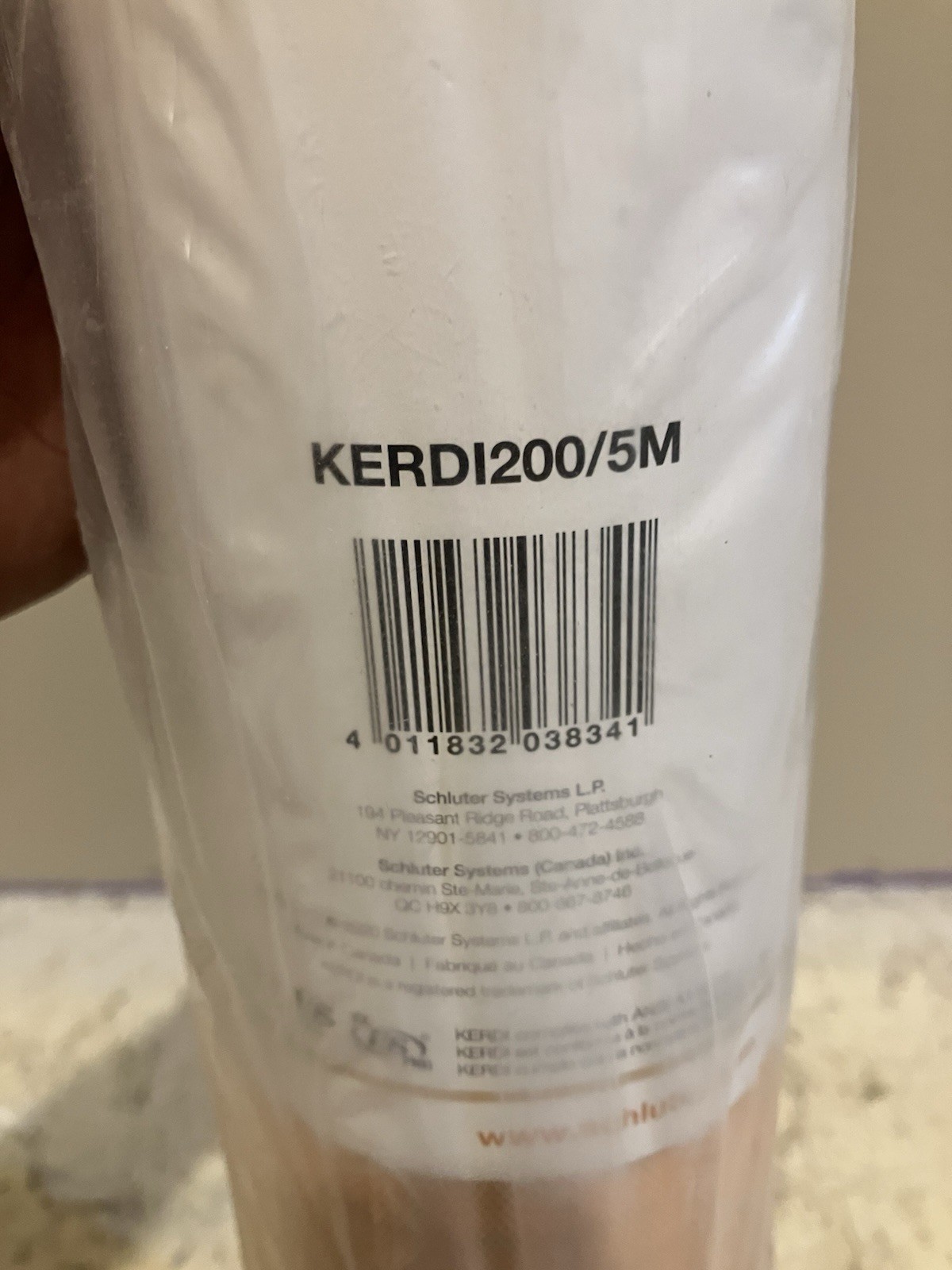 Schlüter Kerdi Waterproofing Membrane – 54ft²