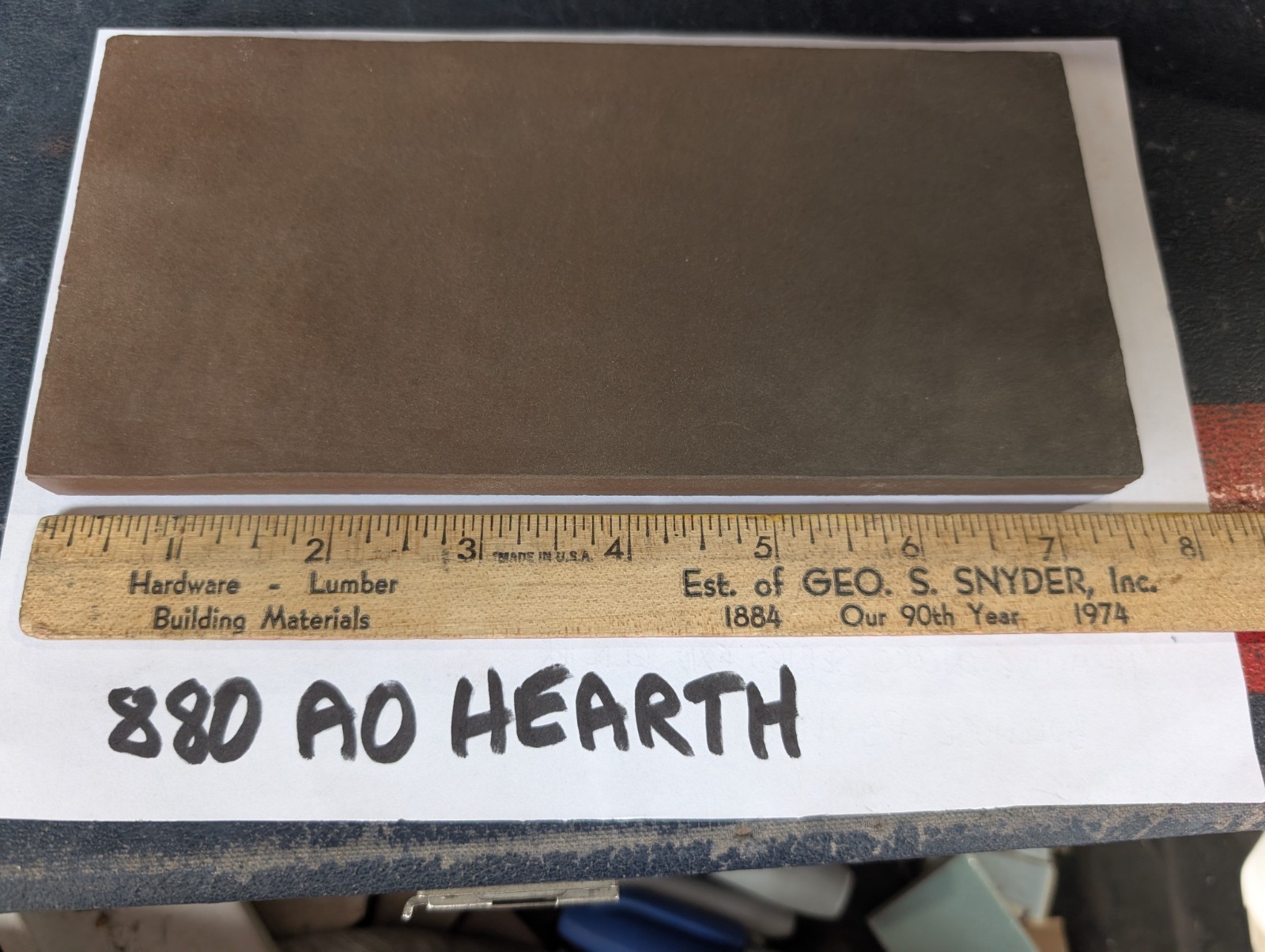 1 Pc American Olean Primitive Encore Unglazed Tile 7-5/8″ X 3-5/8″ HEARTH #880