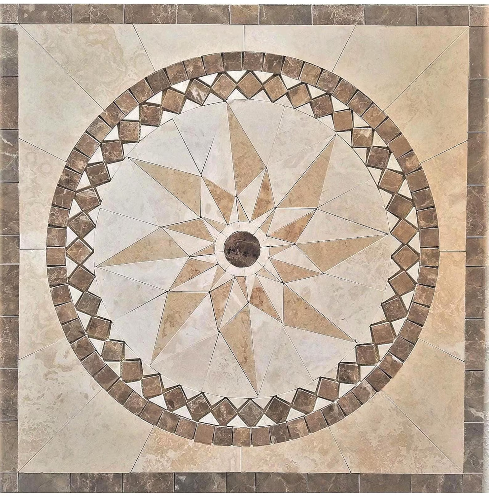 Marble Floor Tile Medallion