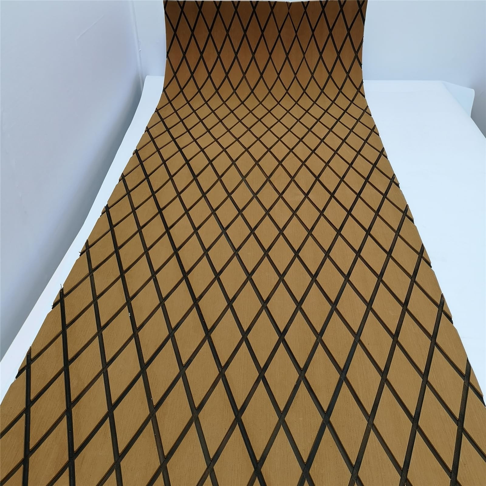 Boat Flooring Mat EVA Foam Boat Decking Marine Carpet Faux Teak Sea Decking S…