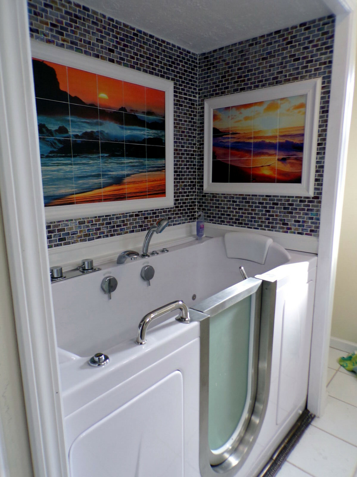 36 x 24 Mural Ceramic Ocean Sunset Decor Bath Tile 12 x 12 #365