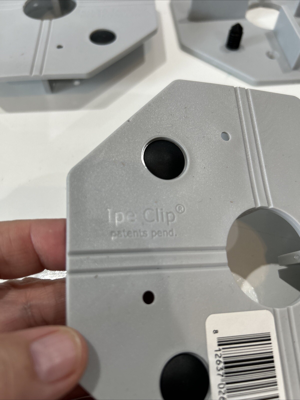 Deck Tile Connector IPE Clip Wise Gray Lot of 5 Pieces