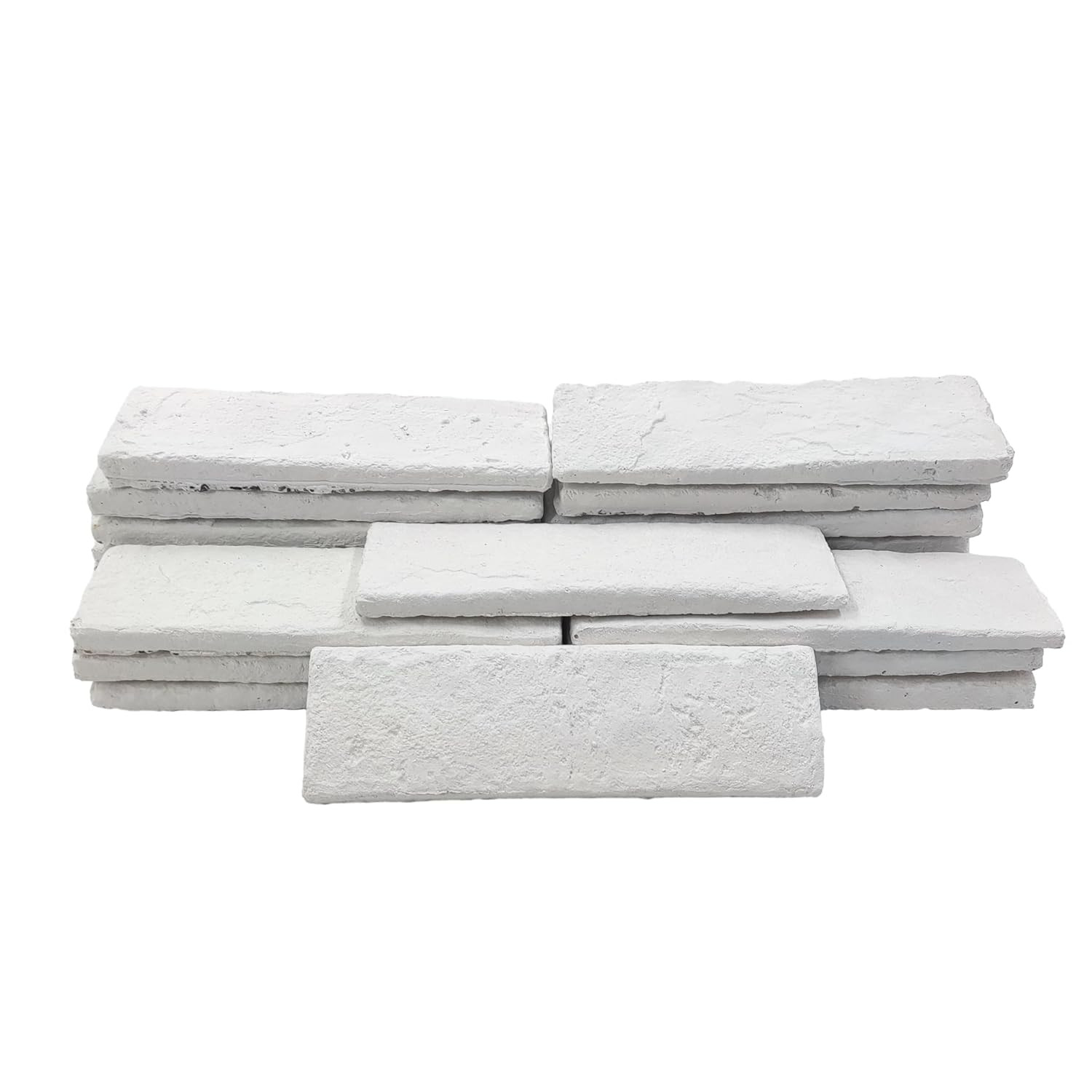 20 Pcs White Faux Brick Veneers for Indoor/Outdoor Wall Decoration