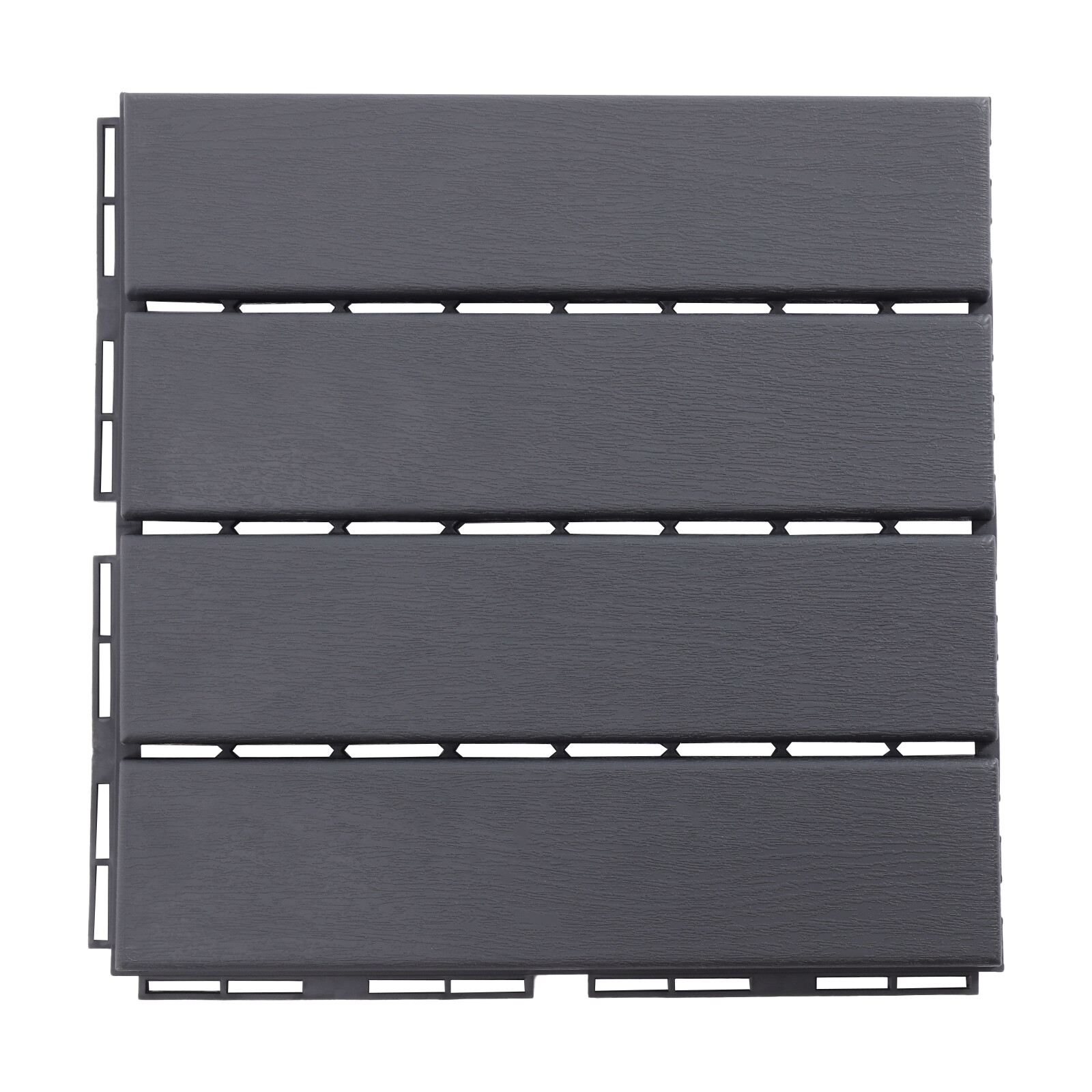 30PCS Outdoor Deck Patio Tiles Interlocking Flooring Tiles Set Replacement Tiles