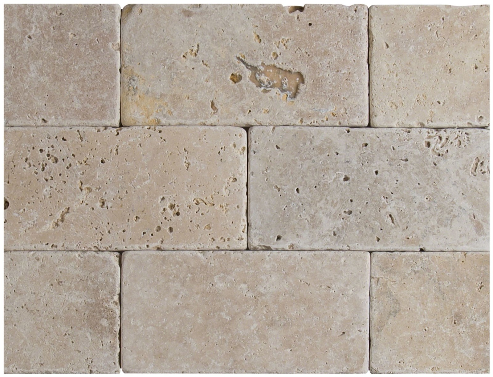 Ackland AKM-S-3X6TLT-CA 3″ x 6″ Travertine Solid Floor and Wall – Valterra Beige