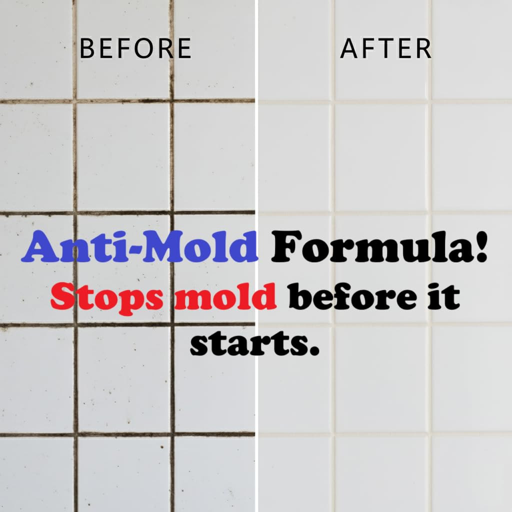 Waterproof White Tile Grout Repair Kit Premixed, 13.4oz/380g Fast Drying, Ext…
