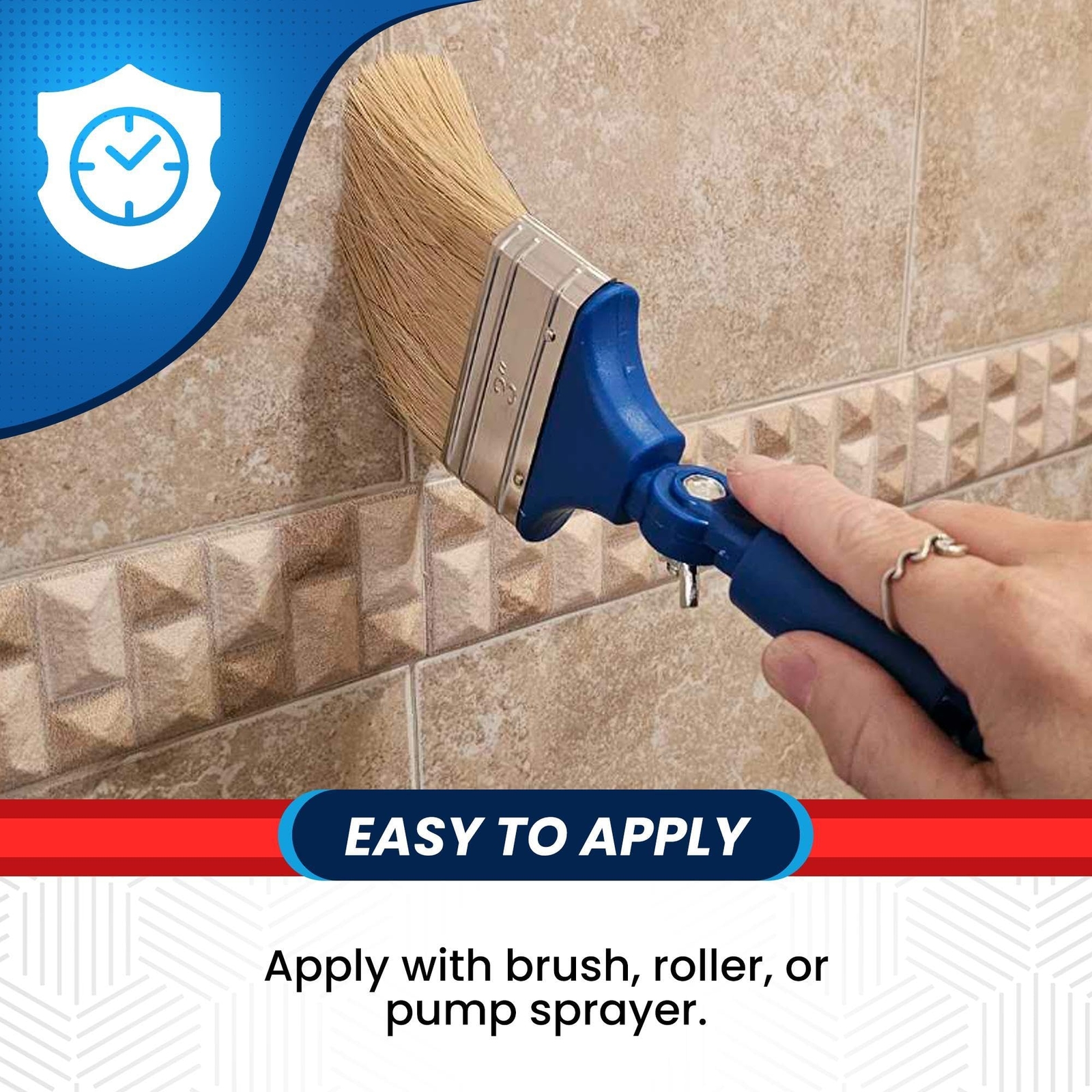 Clean-EEZ Grout Sealer – Protect Your Floors and Showers from Stains – Natura…