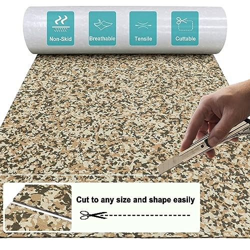 Boat Flooring EVA Foam Boat Decking Sheet 47.2″x16.1″ – 5.2sqft Camo Desert
