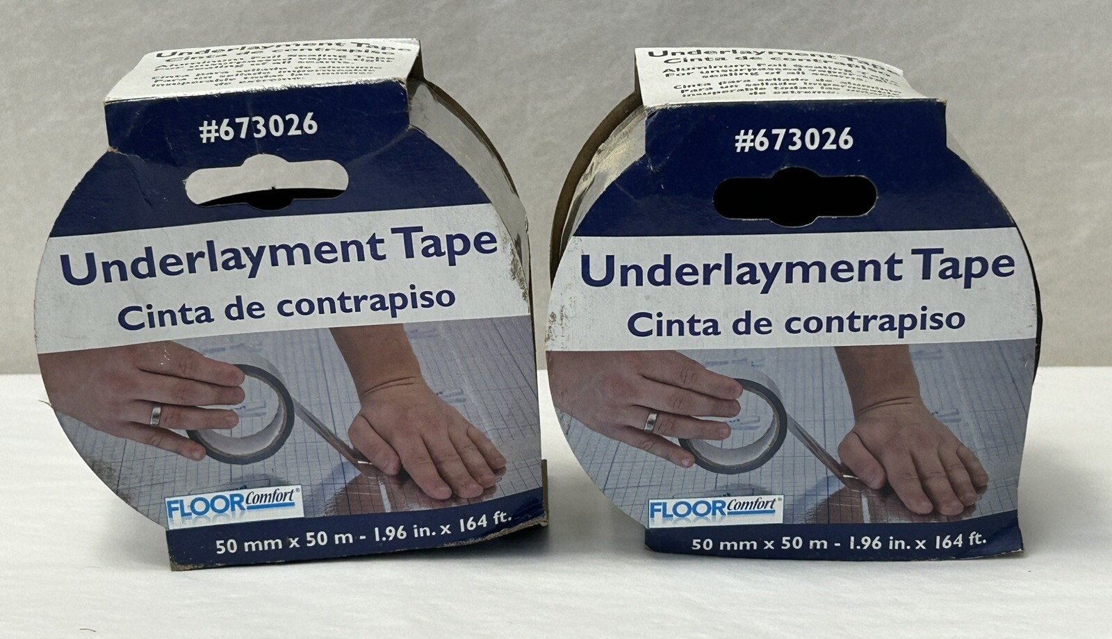 Floor Comfort 673026 Underlayment Tape 50mm x 50m 1.96 in x 164 ft 2-PACK (u8)