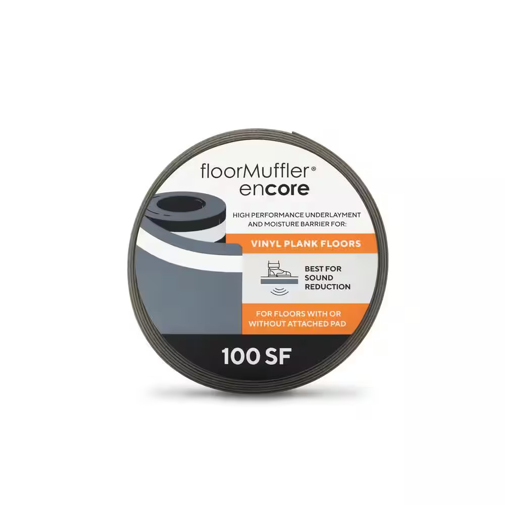 100 Sq. Ft. 4 Ft. X 25 Ft. X 0.04 In. Premium Underlayment for Vinyl Plank Floor