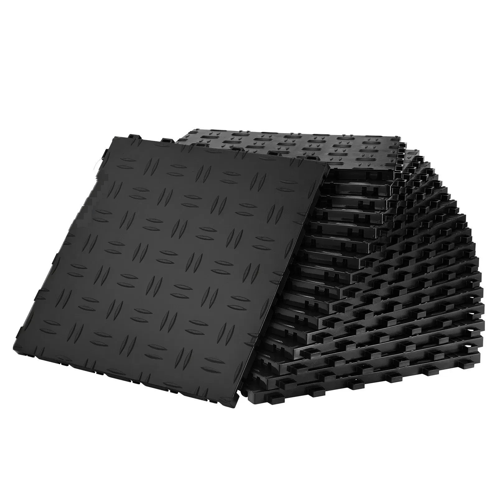 Garage Tiles Interlocking, 12 x 12 x 0.53 inch 50 Pack Garage Floor Covering