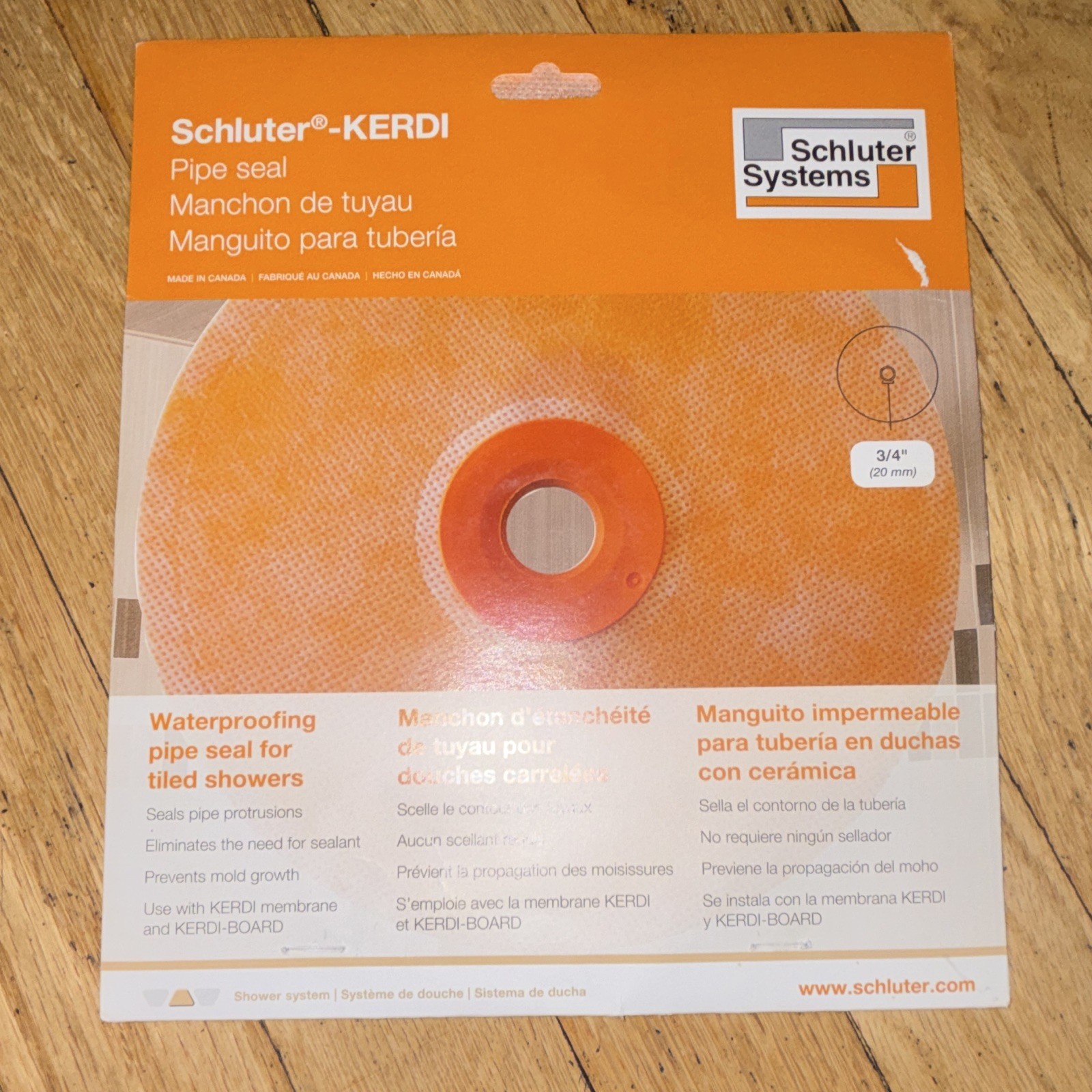 Schluter Systems KERDI Waterproofing Strip Orange 5in x 33ft KEBA100/125/10M