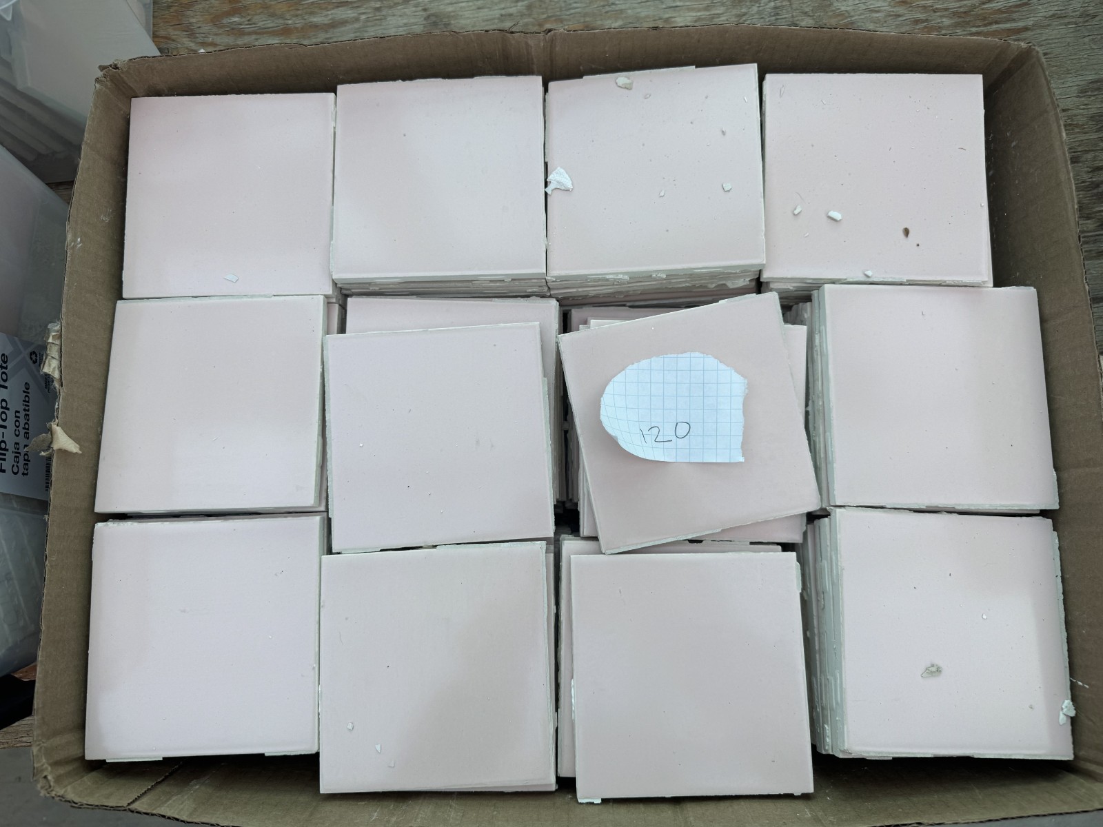 Vintage Mid Century Gladding McBean Pink & Burgundy ceramic tiles various sizes