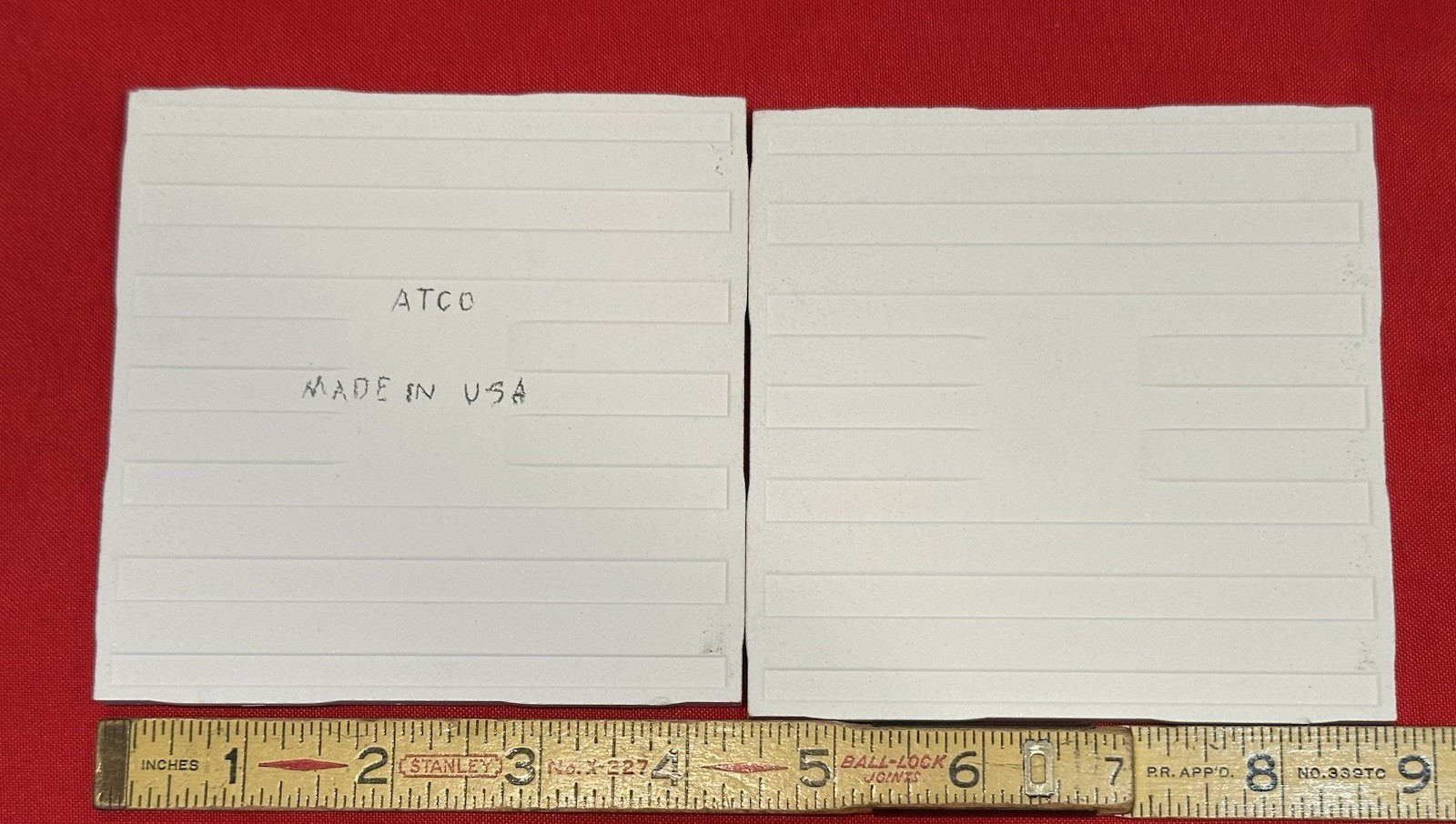 1 pc. Gloss White: 4-3/8″ Glossy Ceramic Tile by A.T.C.O. NEW OLD STOCK