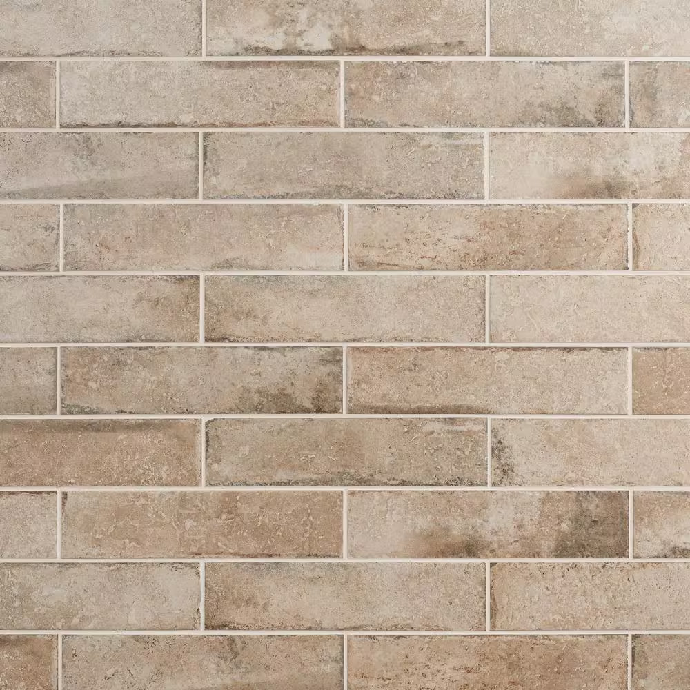 Granada Delfi 3 In. X 12 in 9.5Mm Natural Porcelain Floor and Wall Tile (46-Piec