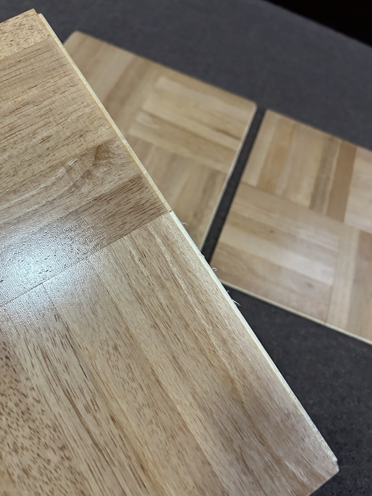 OakTree Hevea Parquet Hardwood Tile Flooring (10 Tiles/Package) CHESTNUT NEW!