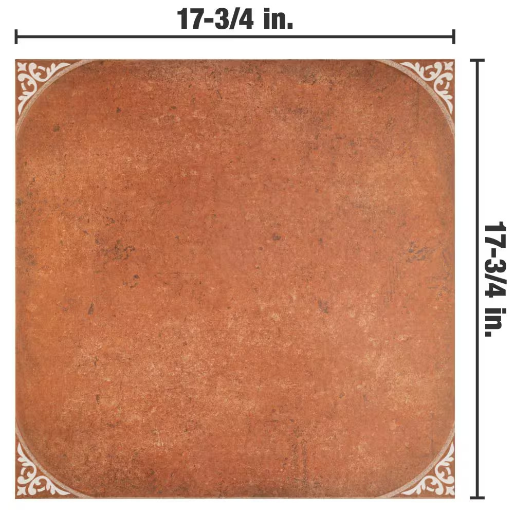 Aranjuez 17-3/4 In. X 17-3/4 In. Ceramic Floor and Wall Tile (15.4 Sq. Ft./Case)