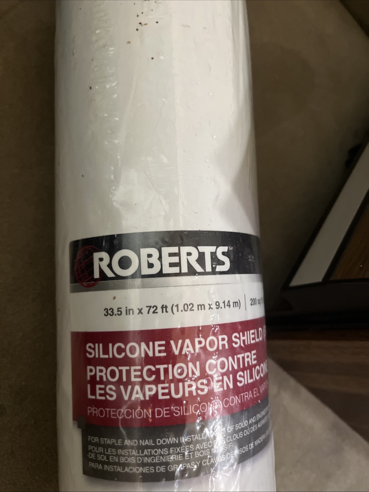 Roberts Silicone Moisture Barrier 70-198 – 31.5″ x 76.25′ – 200 sq. ft. ROLL