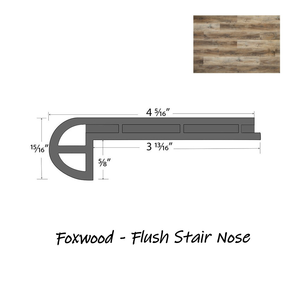 PRODURA Foxwood Waterproof 22mil Click Luxury Vinyl Plank 48″x7-3/8″x6mm