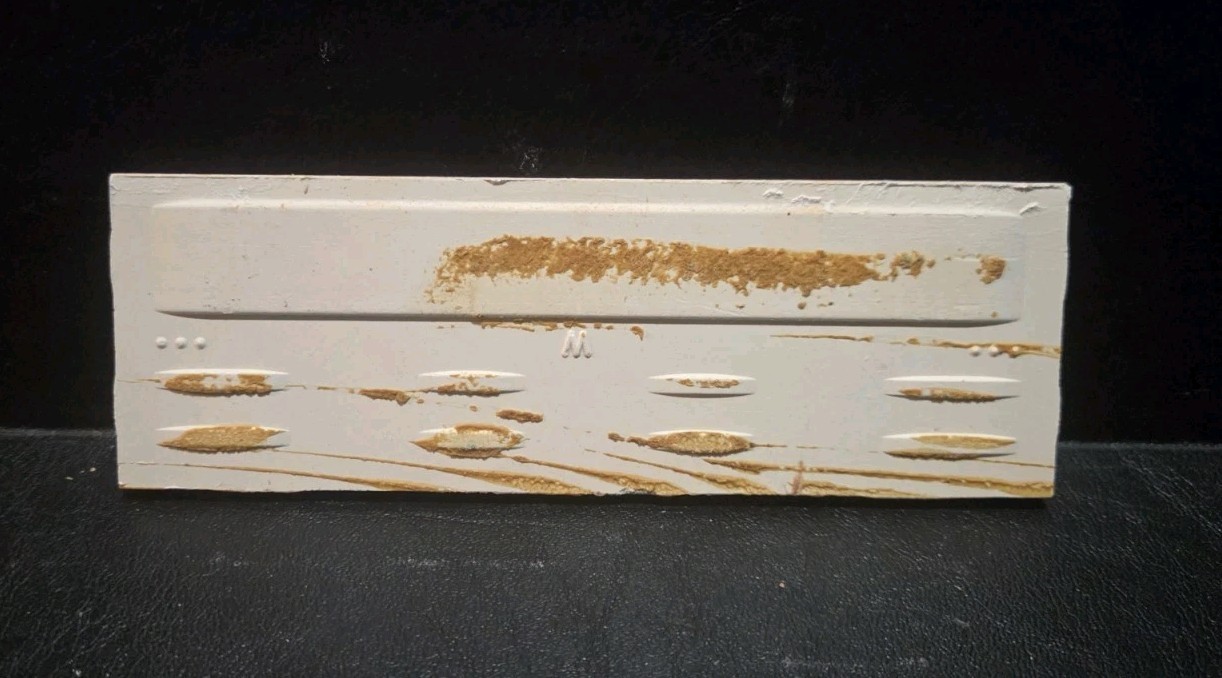 WENCZEL Vintage Ceramic Bathroom Bullnose Tile 2″ x 6″ PERISIAN BROWN 1950s