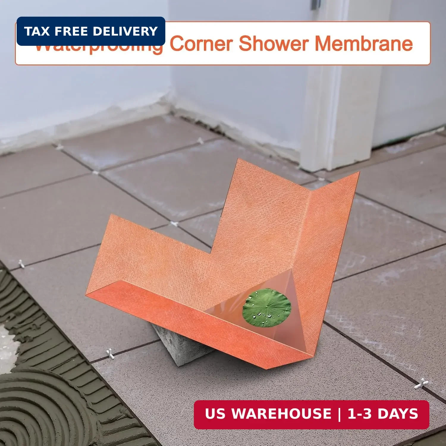 Waterproof Membrane For Shower, Waterproofing Polyethylene Seamless Membrane, In