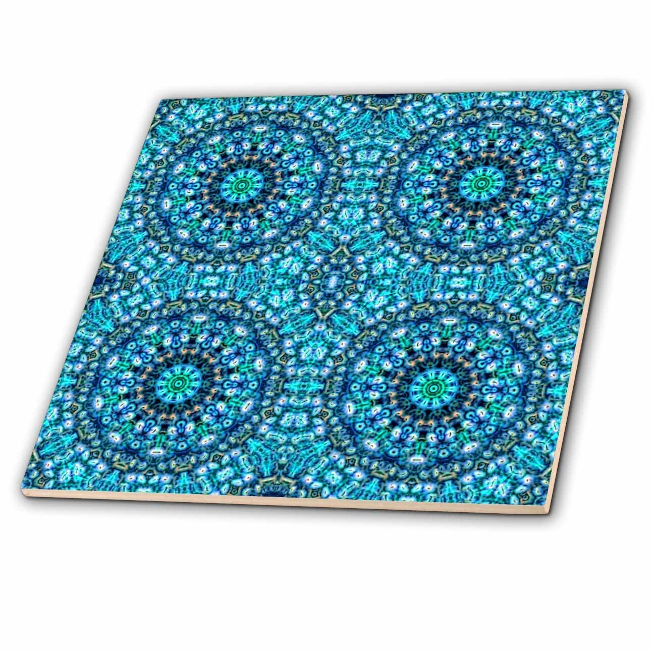 3dRose Blue Abstract Digital Art 12-Inch Ceramic Tile ct_11608_4 Wall Decor