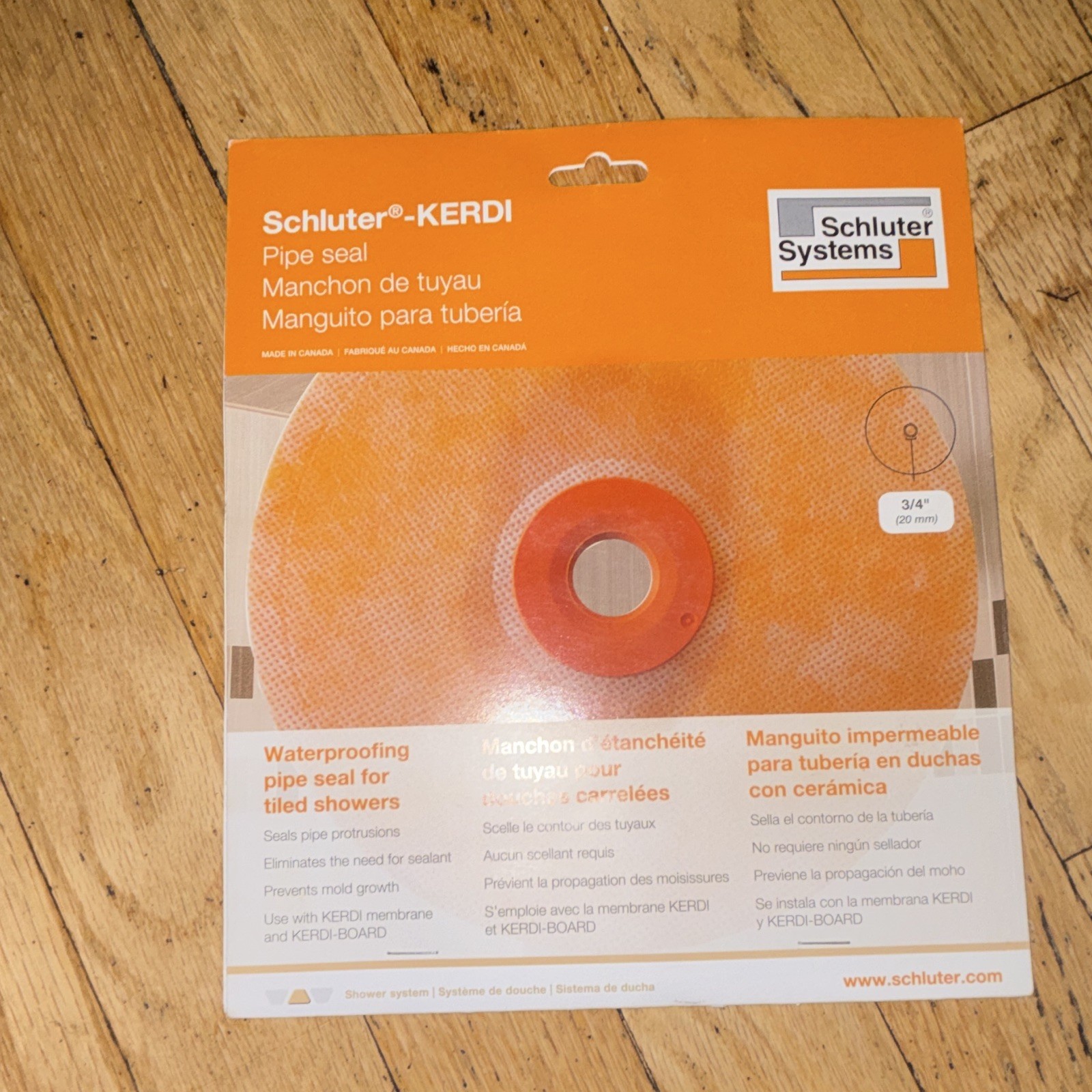 Schluter Systems KERDI Waterproofing Strip Orange 5in x 33ft KEBA100/125/10M
