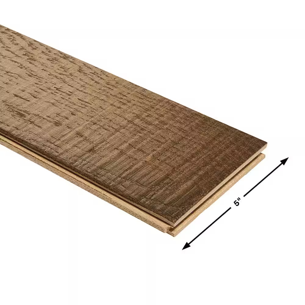 Monterey French Oak 3/4 In. T X 5 In. W Distressed Solid Hardwood Flooring (22.6