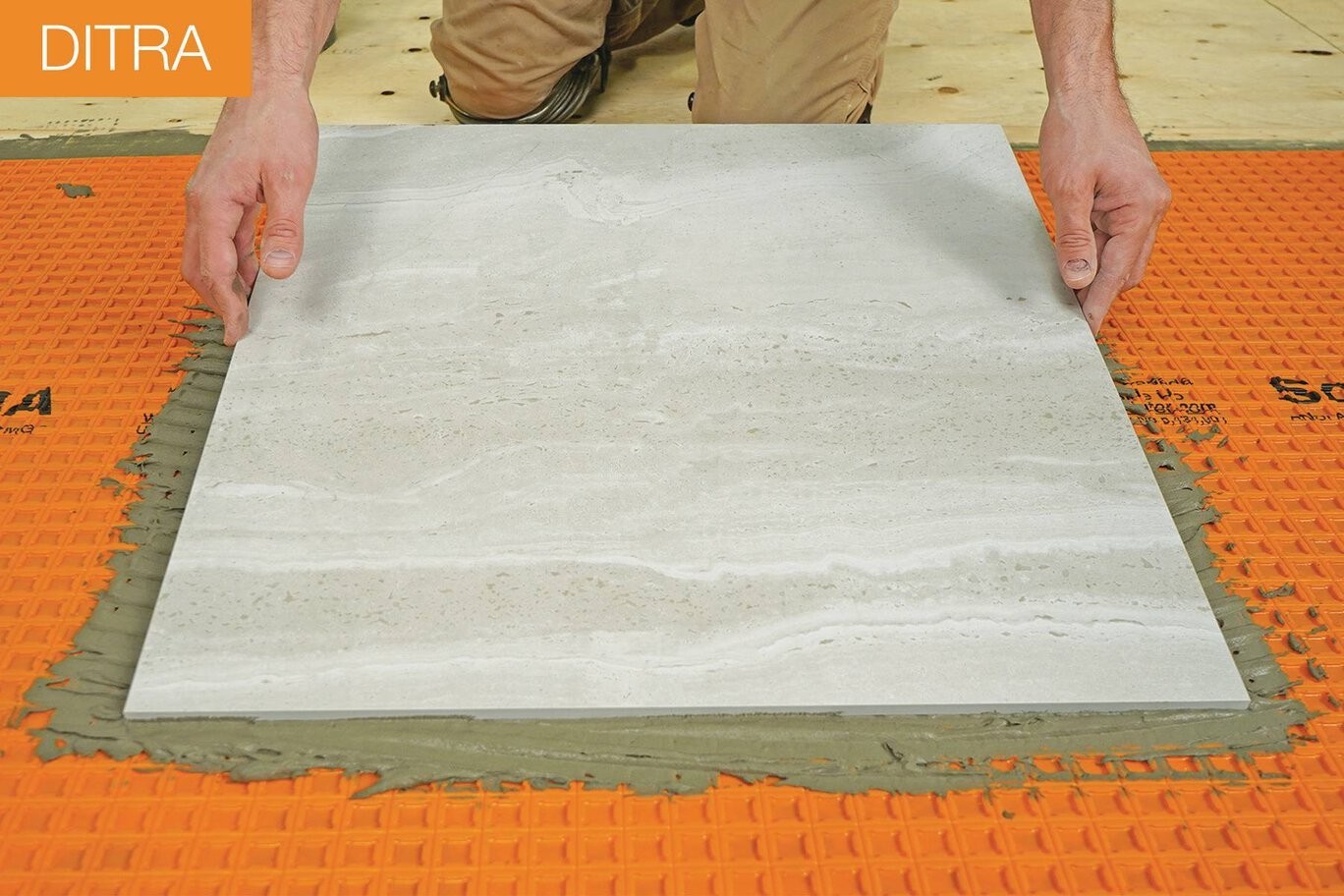 Schluter DITRA30M Uncoupling Waterproofing Underlayment Membrane 323 Sq Ft Roll