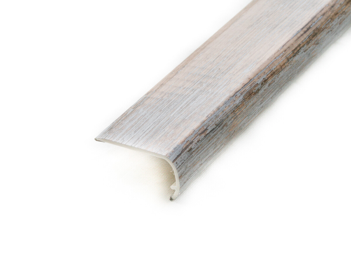 8mm Pristine Luxury Vinyl WPC Plank With IXPE Rubber Pad Sample