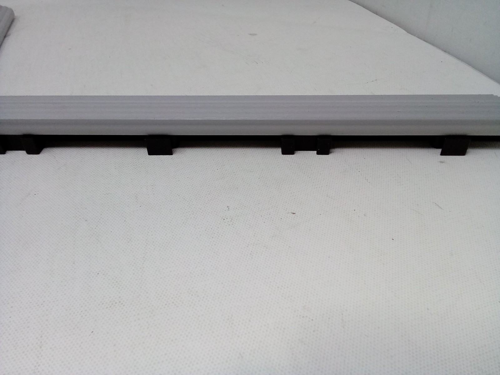 NewTechWood US-QD-SF-ZX-SW 1/6 x 1 Ft. deck tile straight trim smoke white