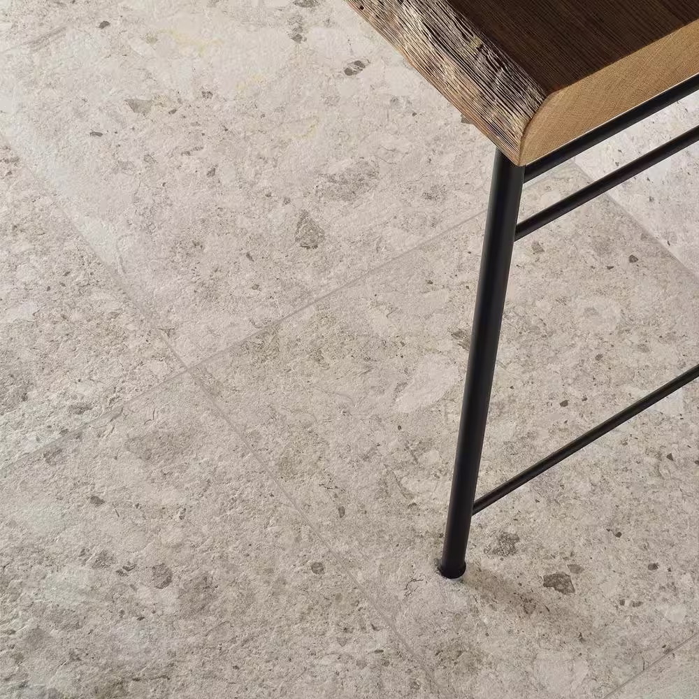 Frammenta 24 In. X 24 In. White Porcelain Floor Tile (15.72 Sq. Ft./Case)