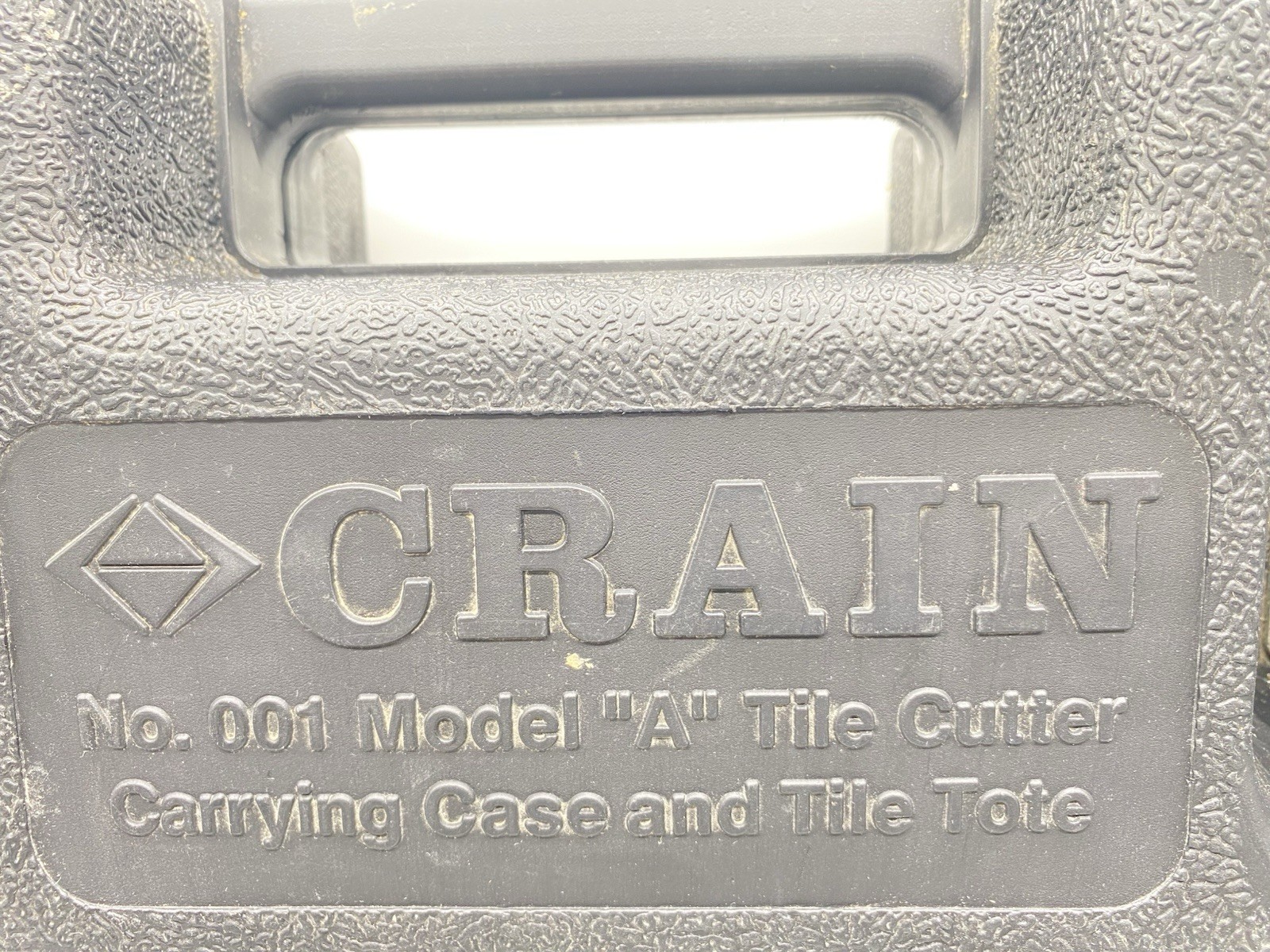 Crain Model A Tile Cutter w/Wheeled Carrying Case
