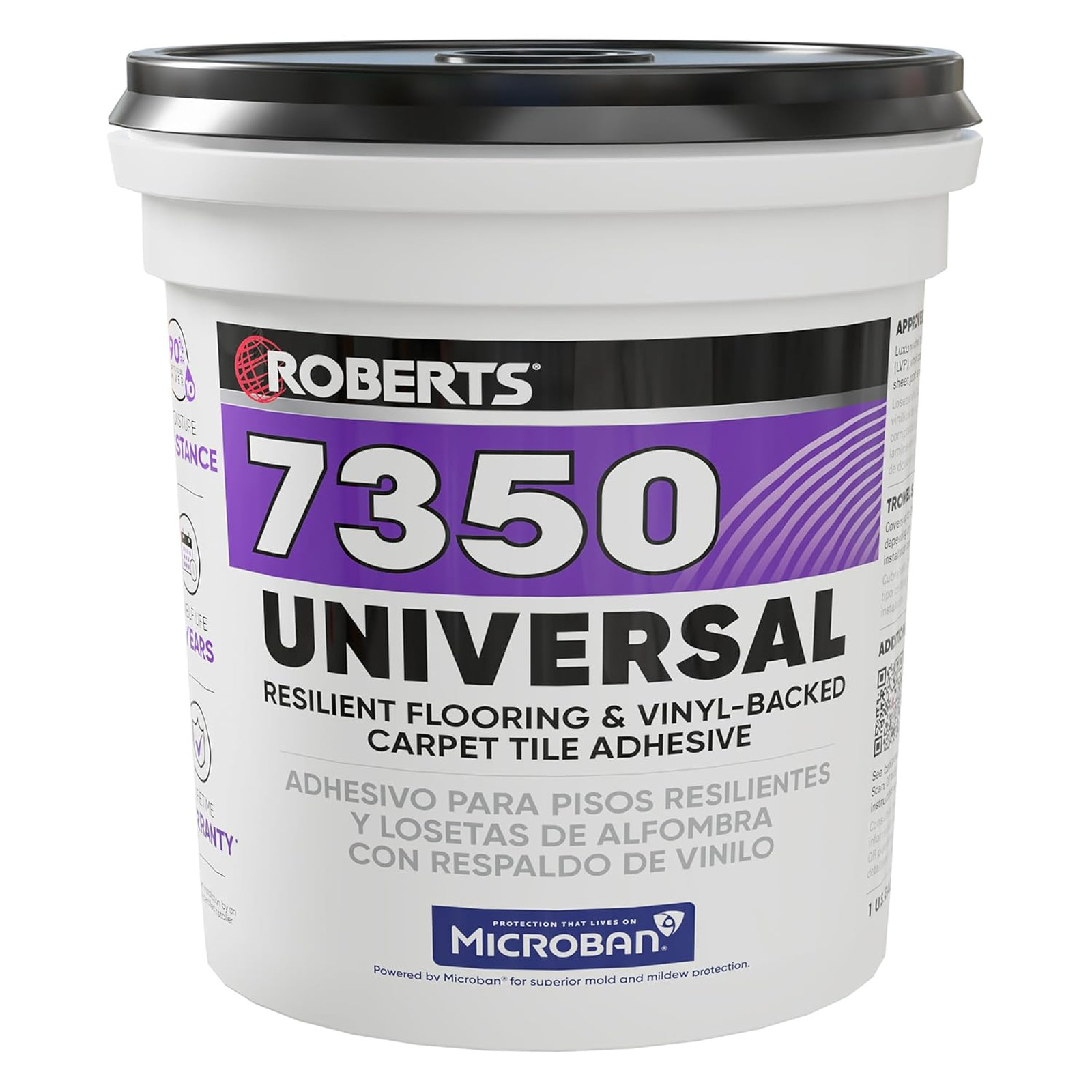 Vinyl Flooring Carpet Tile Adhesive Acrylic Latex 1 Gal Resilient Floor Covering