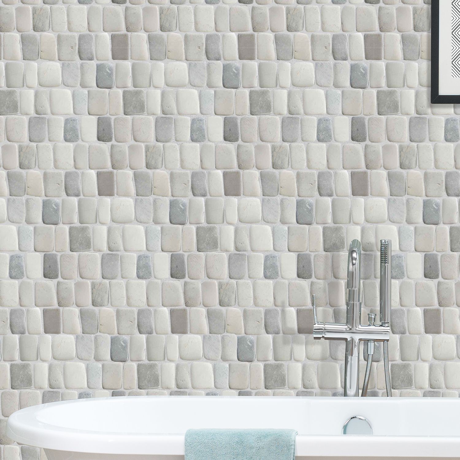 Canine Cloud Natural Stone Mosaic Wall & Floor Tile ($16.8/SqFt)