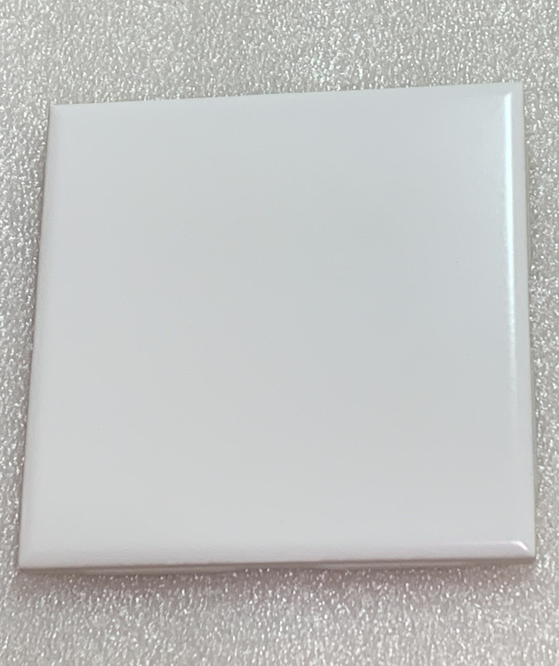 New Interceramic Tile 4 1/4″ x 4 1/4″ White Glazed Made in USA