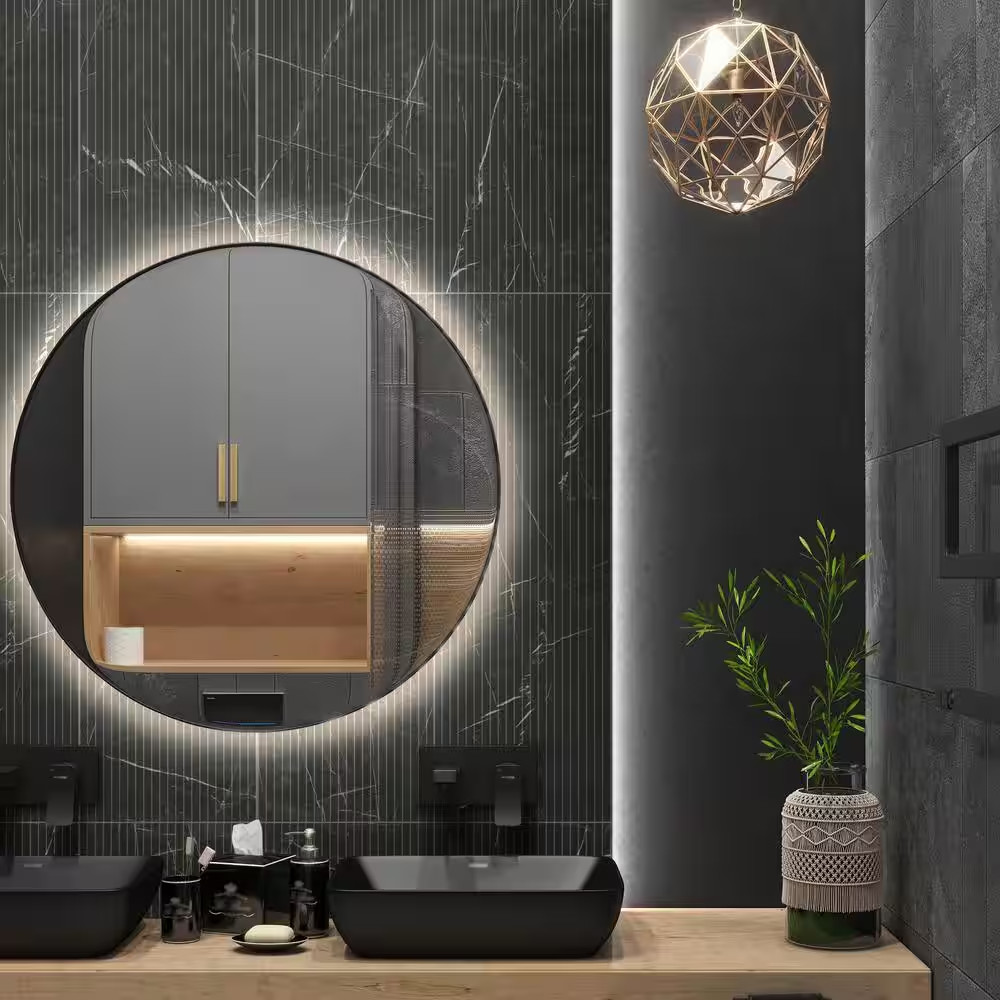 Urban Bamboo Marmi Noir 16 In. X 48 In. Satin Fluted Ceramic Wall Tile (15.51 Sq