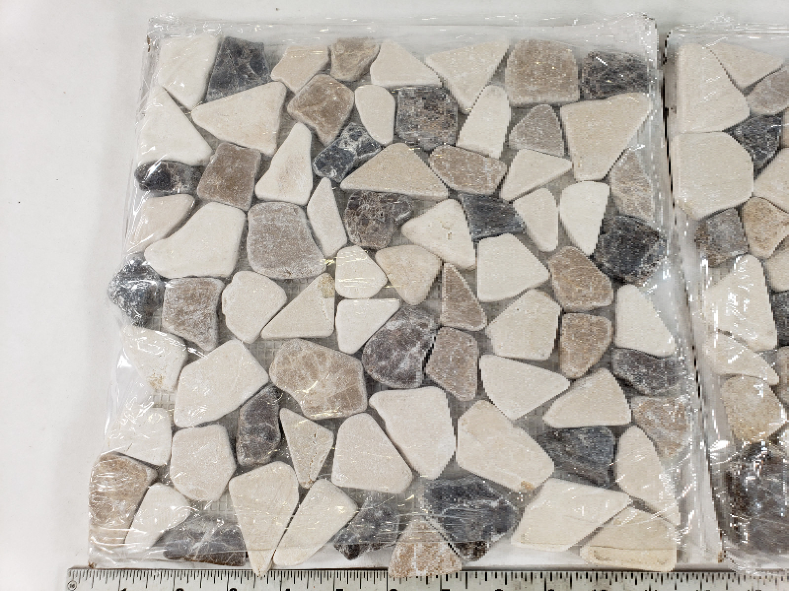 Lot Of 10 MS International Multicolor Recycle Mix Marble Pebble 11.42″ x 11.42″
