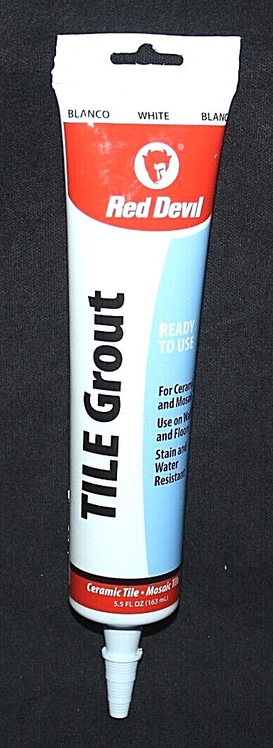 Red Devil Ready to Use White Ceramic/Mosaic Tile Grout 5.5 fl. oz.
