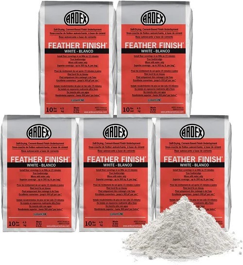 Ardex Feather Finish Quick-Set Self-Drying Cement-Base Underlayment 5x10lb White