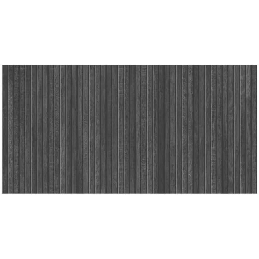 Montgomery Ribbon Black 24 In. X 48 In. Matte Porcelain Floor and Wall Tile (15.
