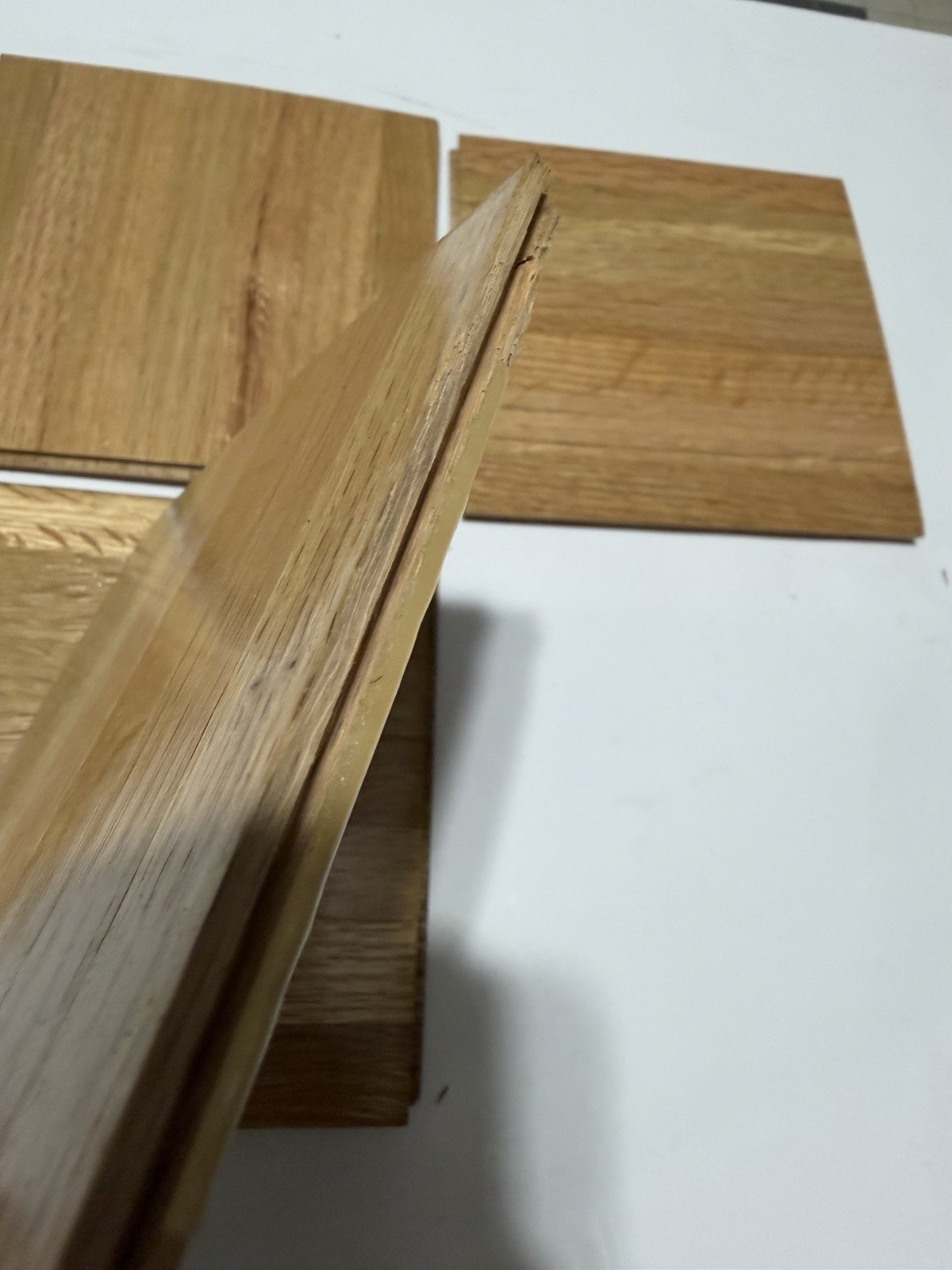 OAK PARQUET FLOOR: 20pcs 6″x6″x5/16″: Hartco Natural 5 Sq ft NEW!