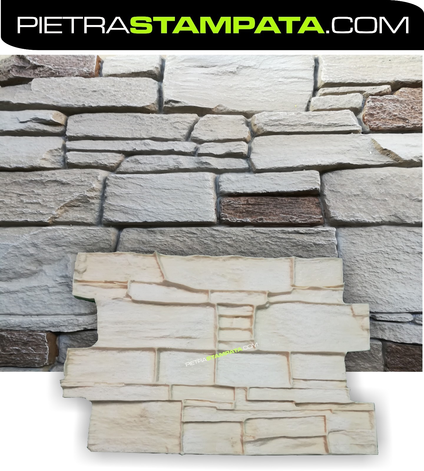 Mold for Plaster Printed Fake Stone Wall Printed Stamped Wall Stamp Mold Mould