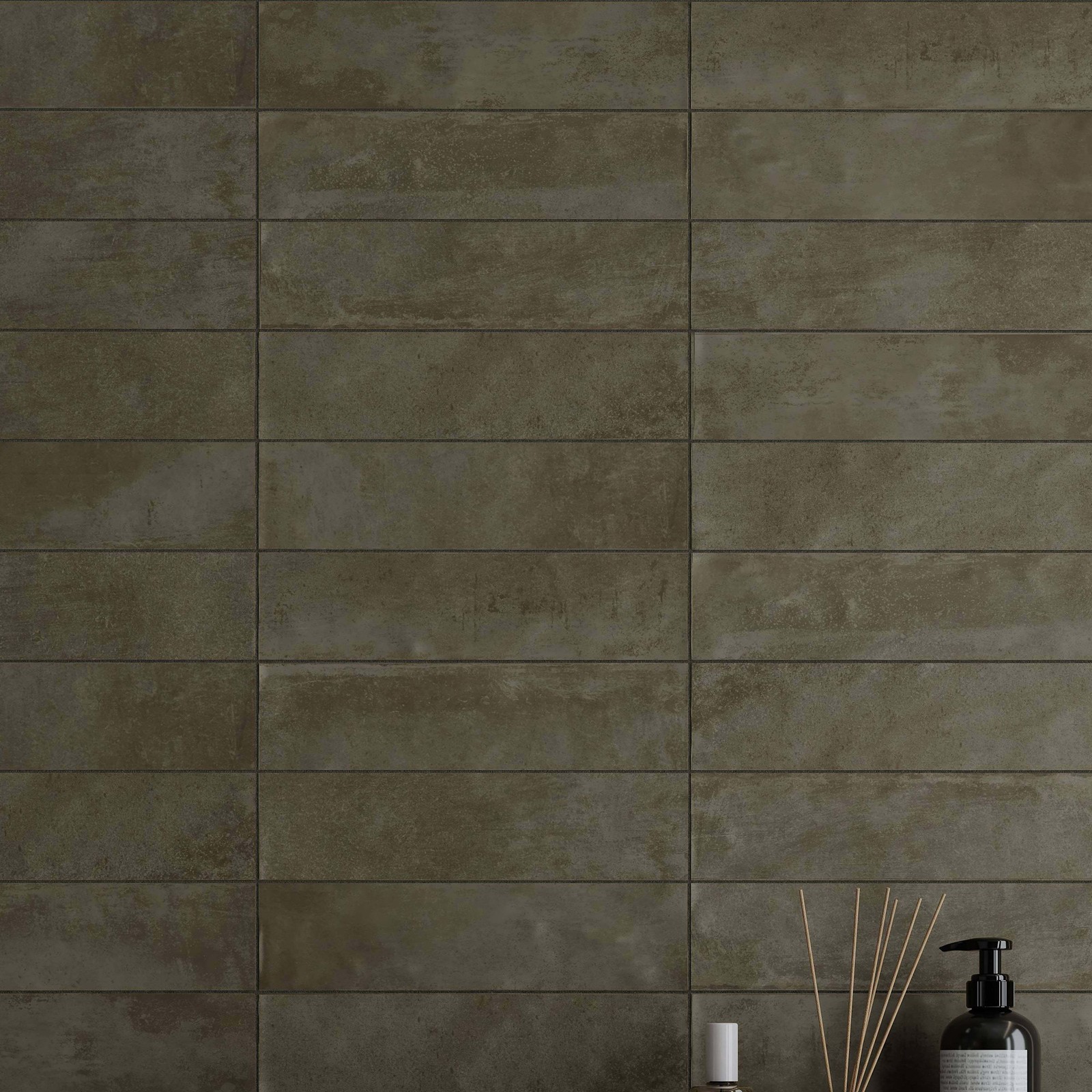 Cruz Bay Studio MKT61102 Arcadian – 3″ x 12″ Brick Wall Tile – – Desert Sands
