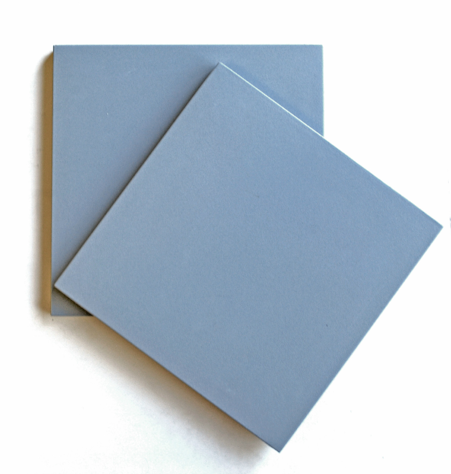 8X8 Solid Powder Blue Porcelain Stoneware Wall and Floor Tile (BOX OF 12)