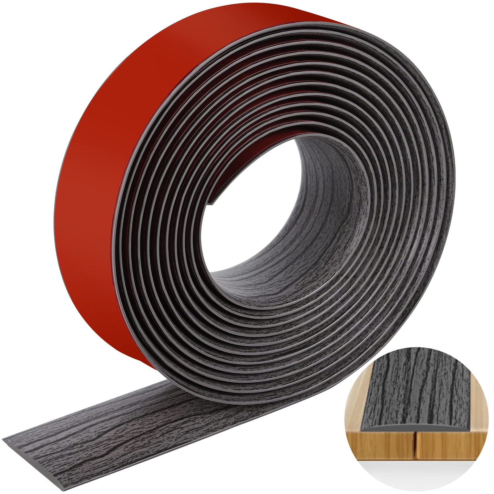 16.4Ft Self Adhesive Floor Transition Strip Vinyl Floor Joining Trim Strip