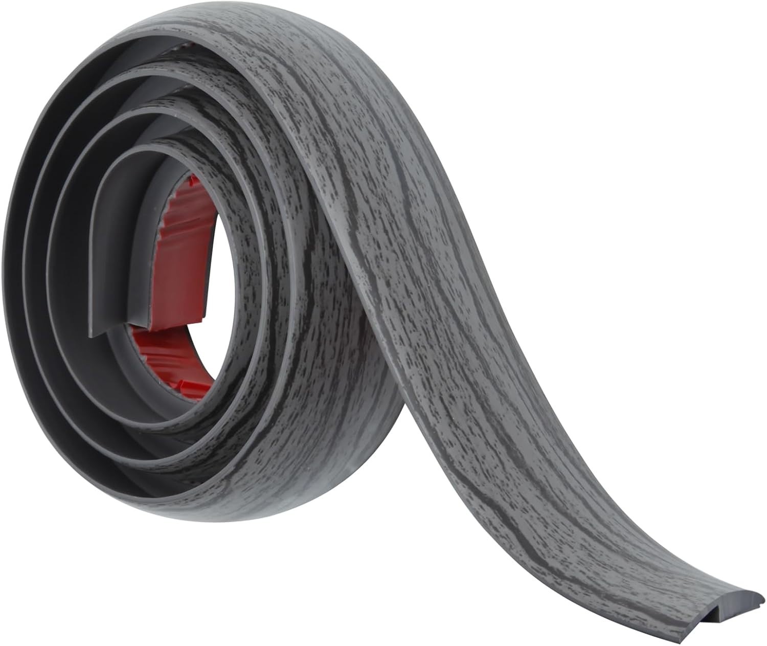 Flexible PVC Transition Strip – Self-Adhesive and Cuttable, 3.3Ft, Under 5mm