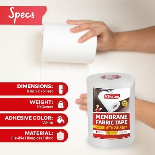 Waterproofing Membrane Tape 6 Inch x 75 Ft Shower Underlayment Tile EPDM Cement